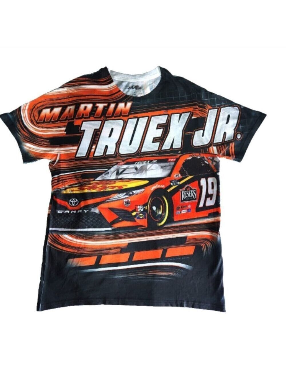 Martin Truex Jr Nascar T-Shirt Large #19 Joe Gibbs Racing 2021 Truex Jr